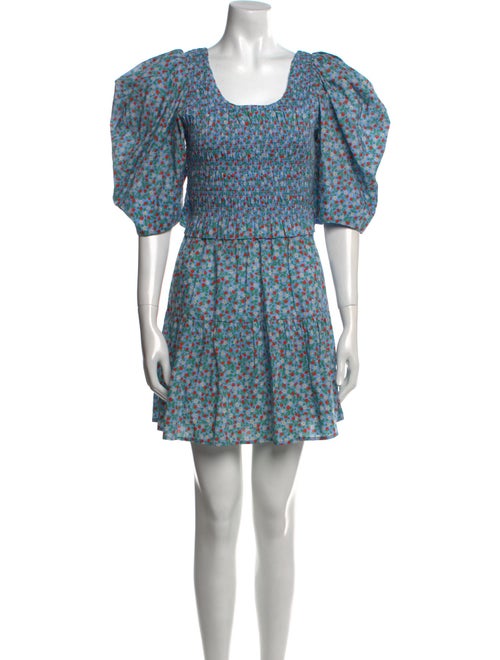 Sea New York Floral Print Mini Dress