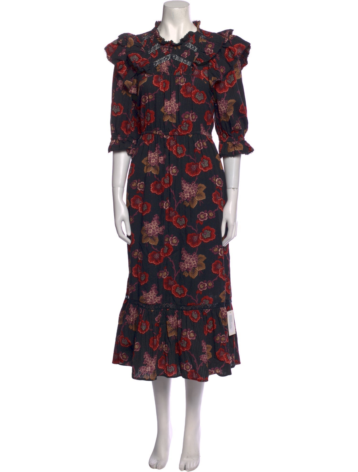 Sea New York Floral Print Long Dress w/ Tags