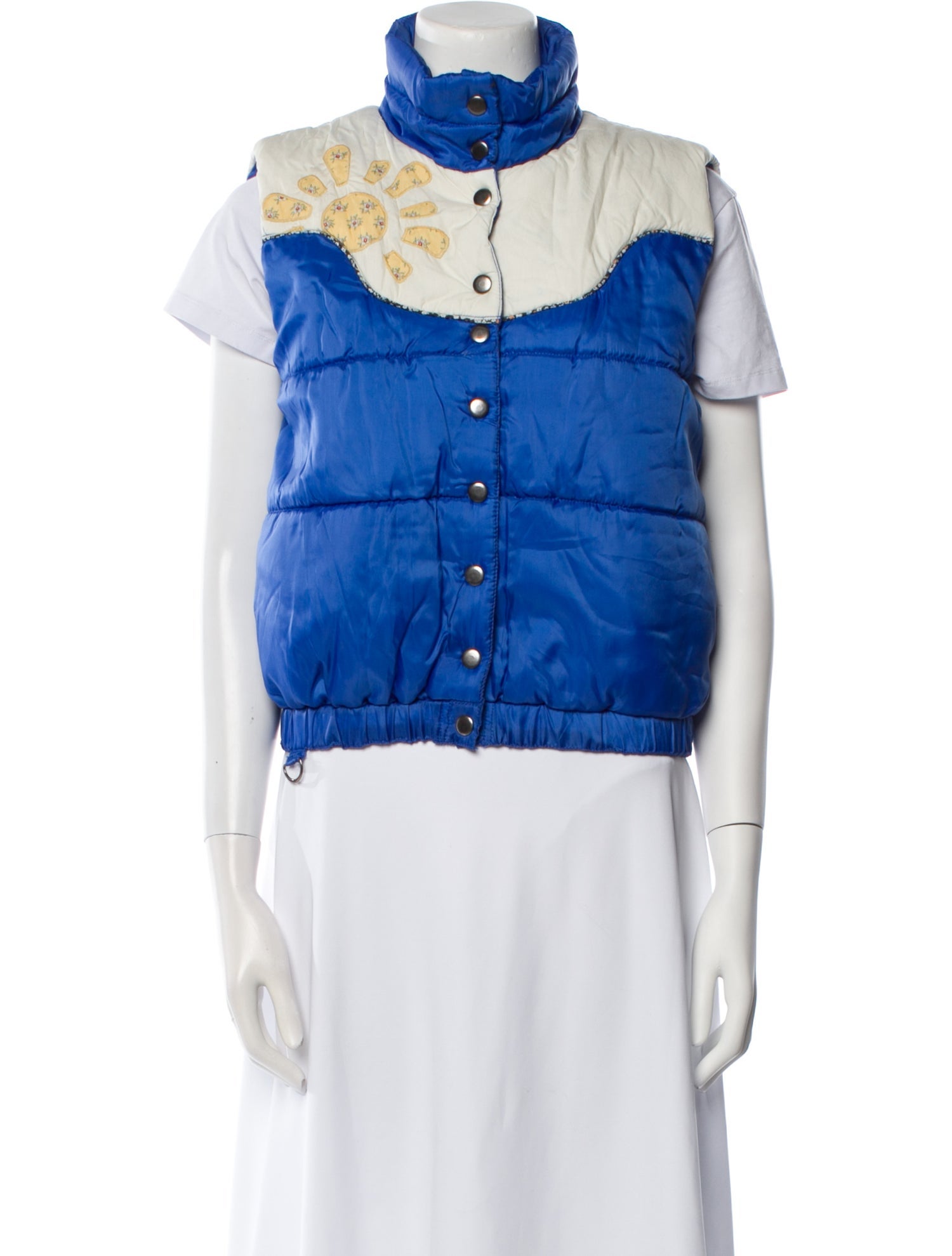 Sea New York Colorblock Pattern Vest