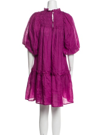 Sea New York Mock Neck Knee-Length Dress