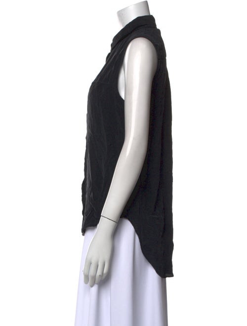 Sea New York Silk Sleeveless Button-Up Top