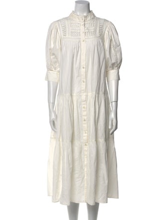 Sea New York Mock Neck Midi Length Dress