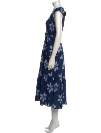 Sea New York Tie-Dye Print Long Dress