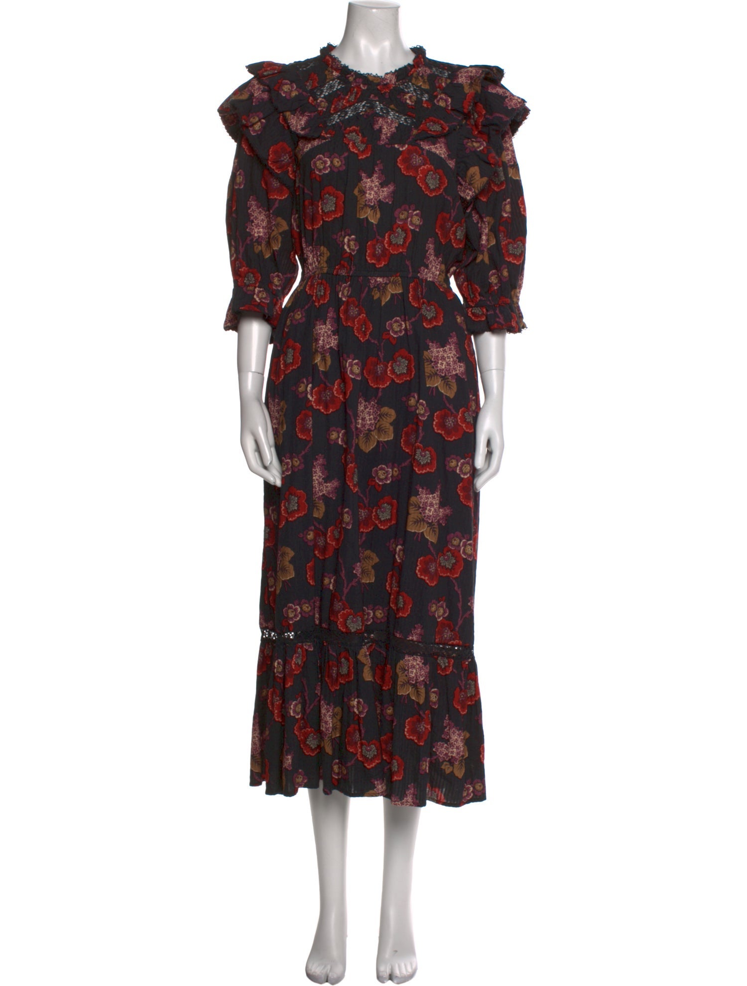 Sea New York Floral Print Long Dress