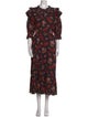 Sea New York Floral Print Long Dress