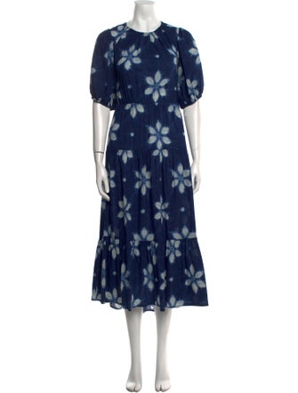 Sea New York Tie-Dye Print Long Dress