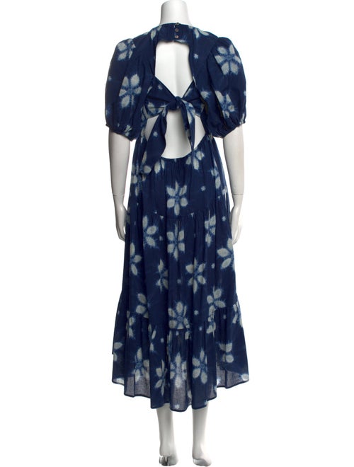 Sea New York Tie-Dye Print Long Dress