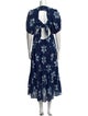 Sea New York Tie-Dye Print Long Dress