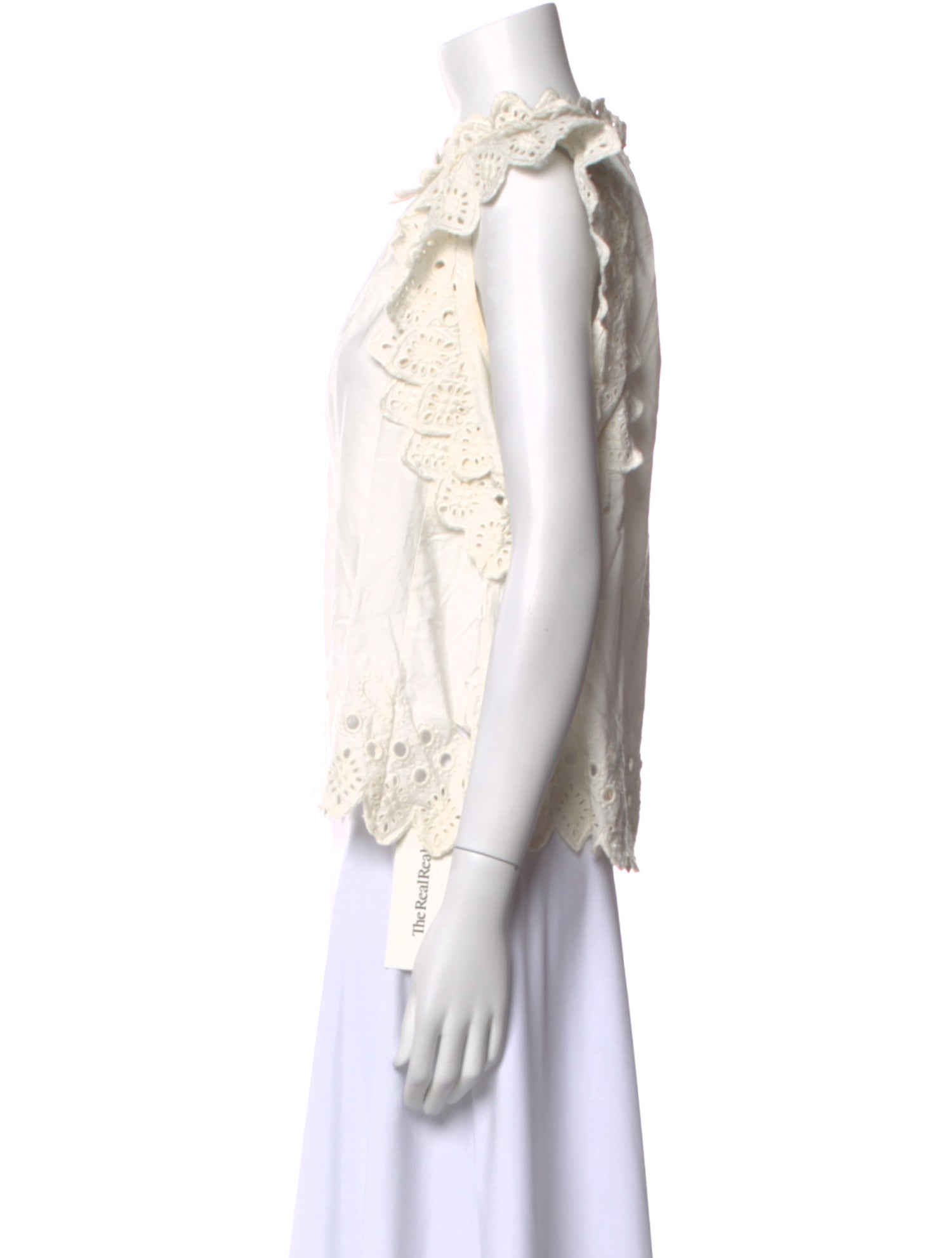 Sea New York Mock Neck Sleeveless Blouse