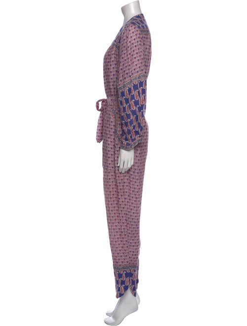 Sea New York Paisley Print V-Neck Jumpsuit