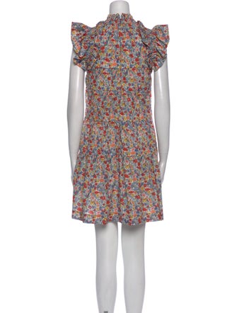 Sea New York Floral Print Mini Dress