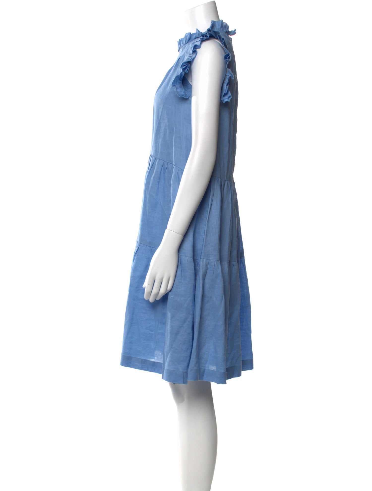 Sea New York Mock Neck Knee-Length Dress