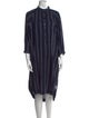 Sea New York Striped Midi Length Dress