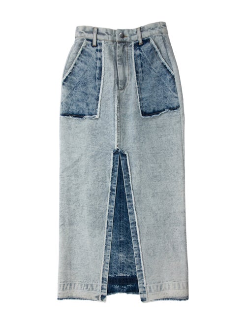 Sea New York Raw-Edge Trim Midi Length Skirt