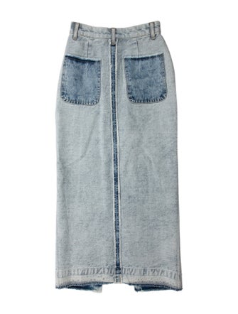 Sea New York Raw-Edge Trim Midi Length Skirt