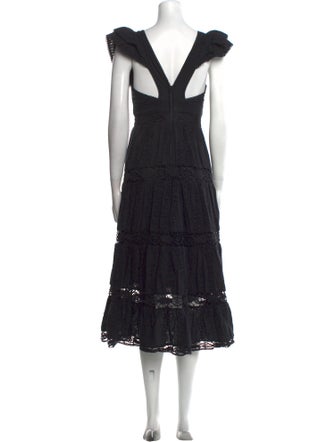 Sea New York V-Neck Long Dress