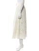 Sea New York Embroidered Accent Midi Length Skirt