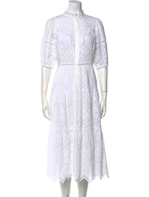 Sea New York Lace Pattern Mini Dress