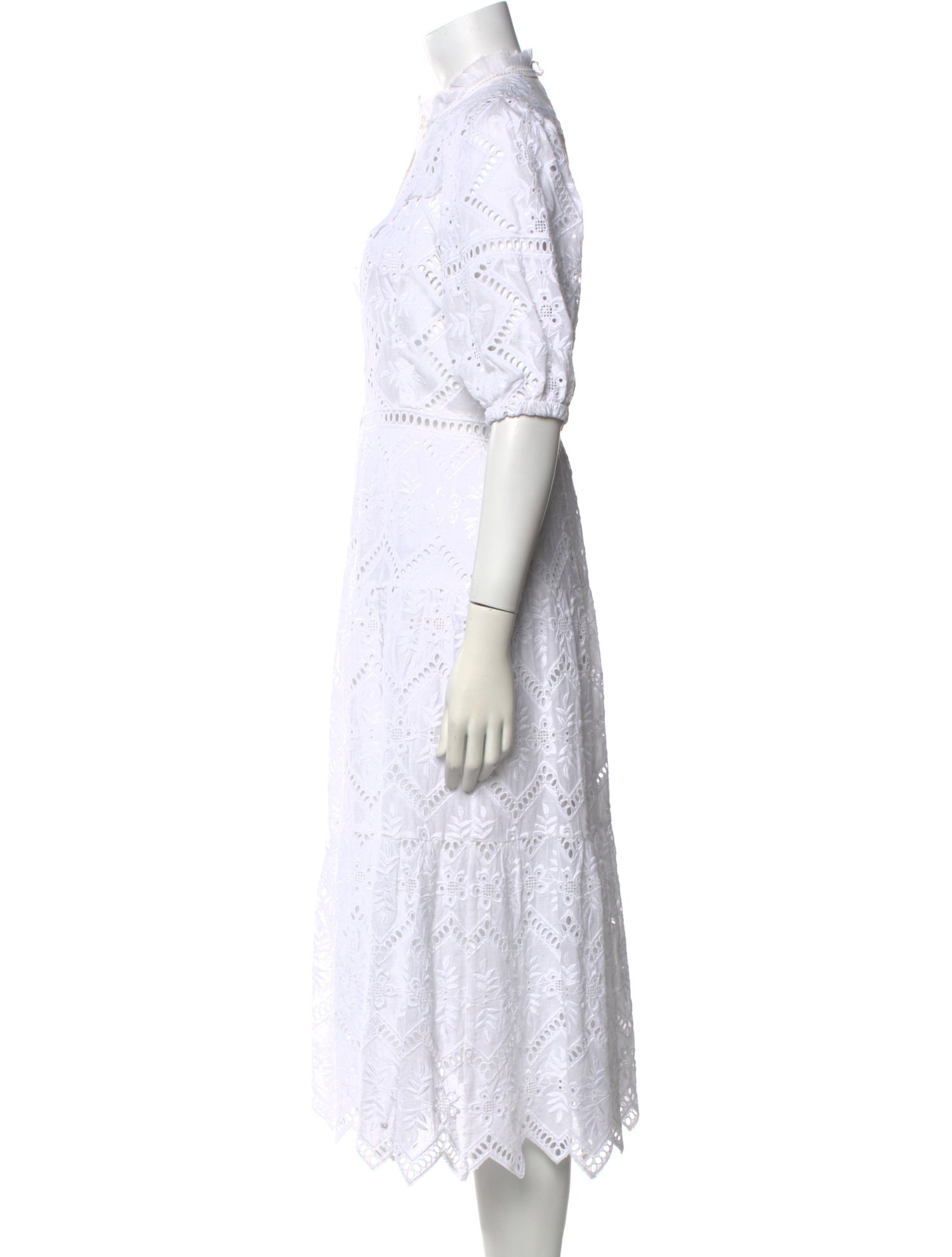 Sea New York Lace Pattern Mini Dress