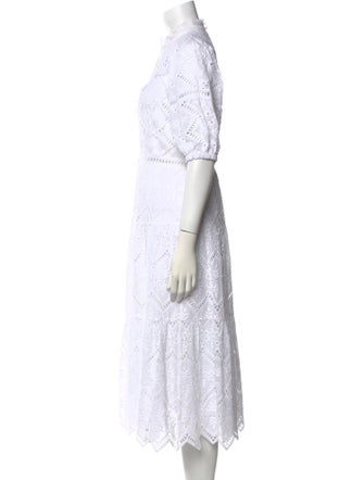 Sea New York Lace Pattern Mini Dress