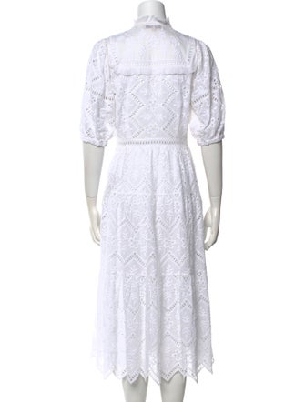 Sea New York Lace Pattern Mini Dress