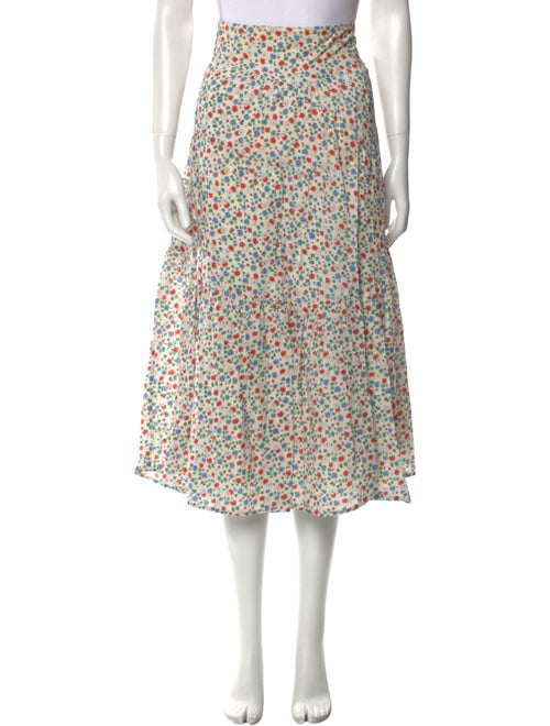 Sea New York Floral Print Midi Length Skirt