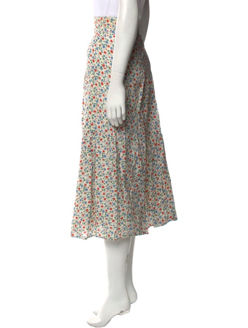 Sea New York Floral Print Midi Length Skirt