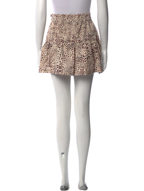 Sea New York Animal Print Mini Shorts