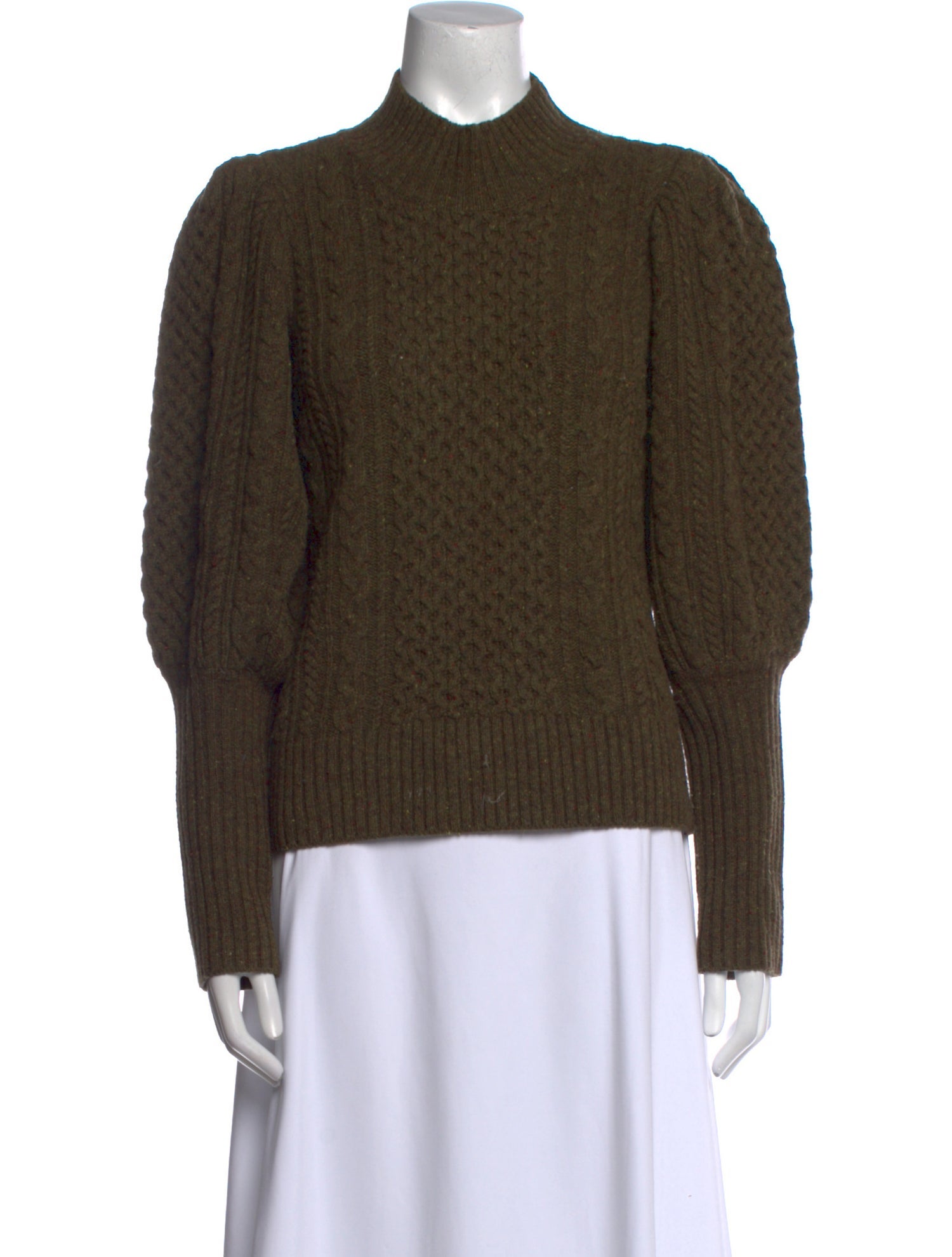 Sea New York Merino Wool Mock Neck Sweater