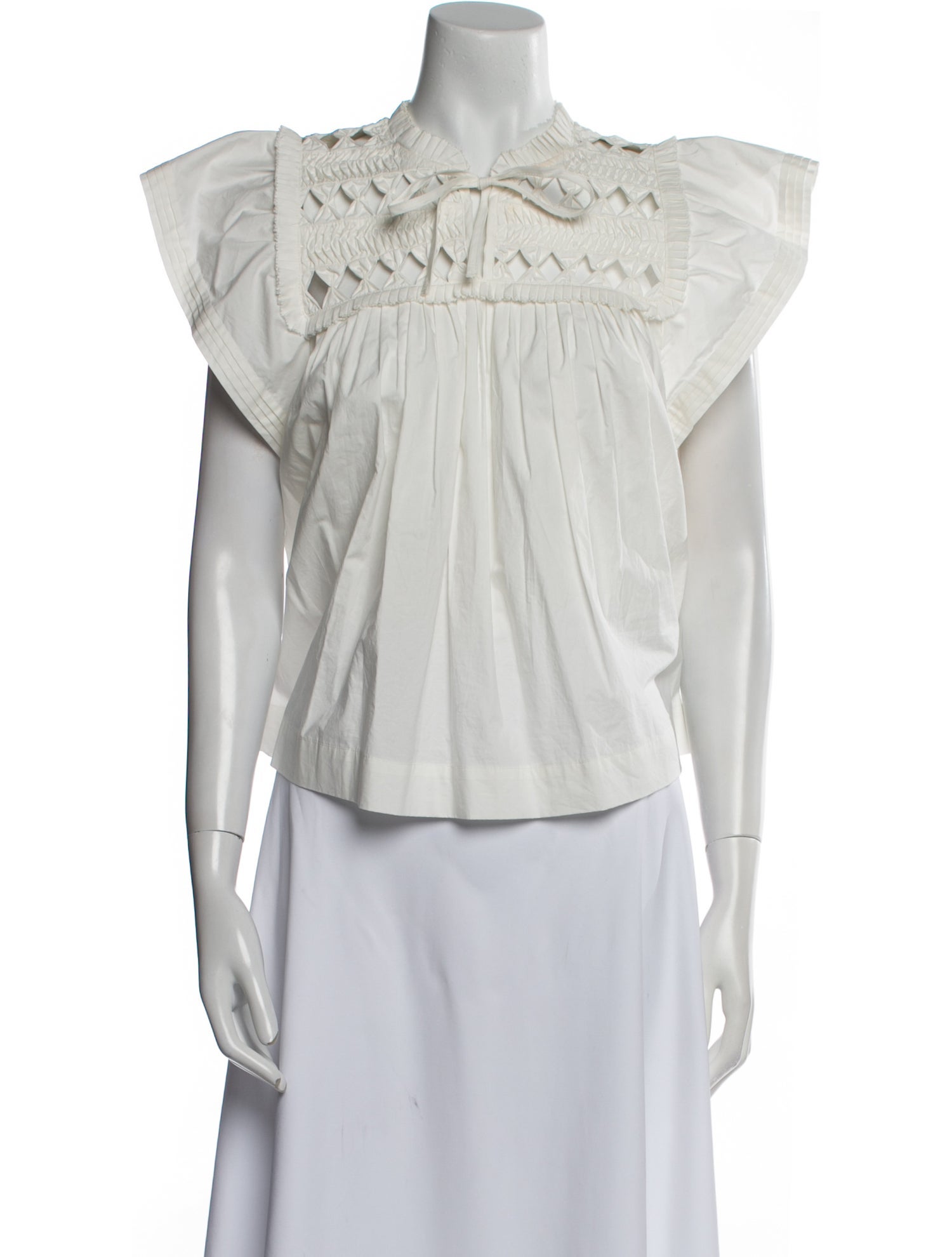 Sea New York One-Shoulder Short Sleeve Blouse