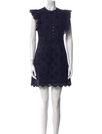 Sea New York Crew Neck Mini Dress