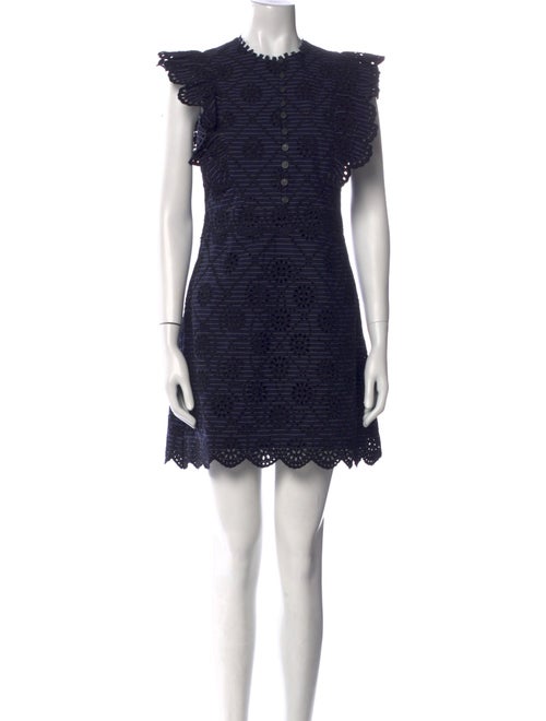 Sea New York Crew Neck Mini Dress