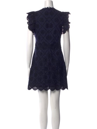 Sea New York Crew Neck Mini Dress