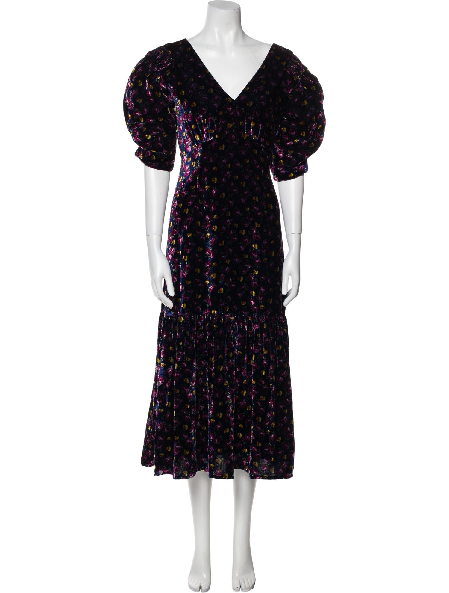 Sea New York Floral Print Midi Length Dress