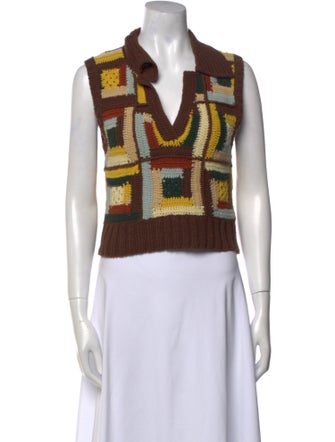 Sea New York Merino Wool Printed Sweater