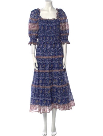 Sea New York Floral Print Long Dress