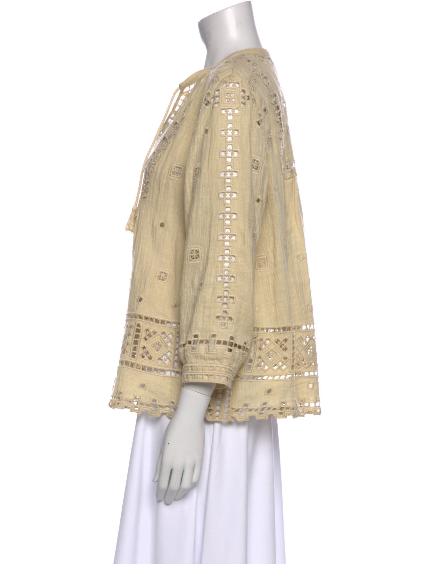 Sea New York V-Neck Long Sleeve Blouse