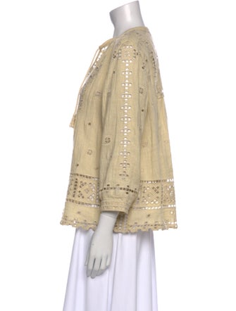 Sea New York V-Neck Long Sleeve Blouse