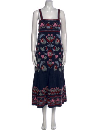 Sea New York Floral Print Long Dress