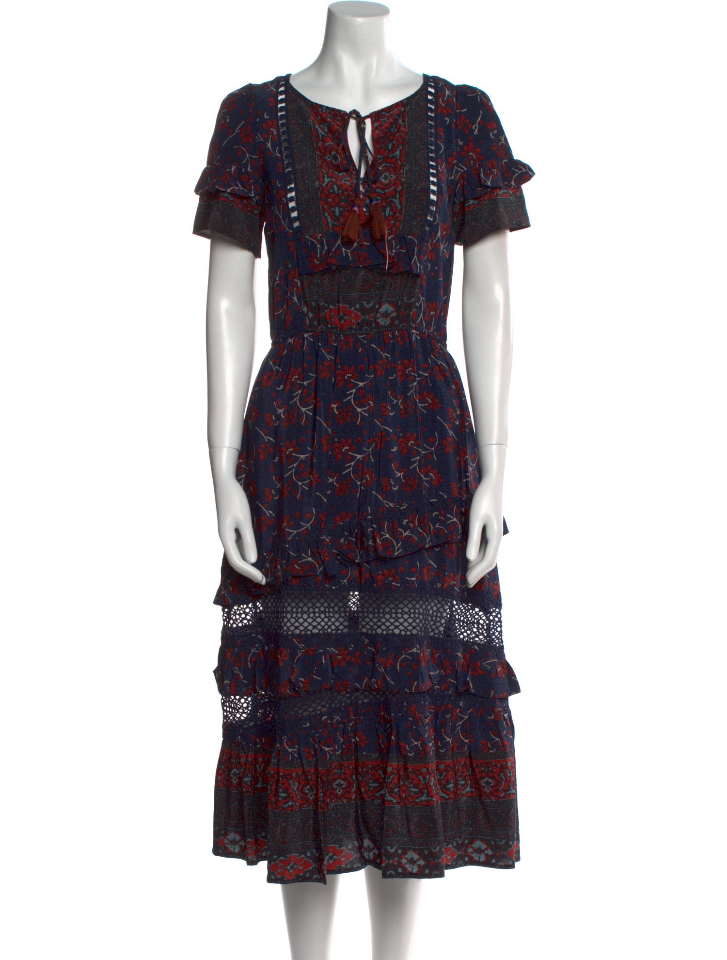 Sea New York Silk Midi Length Dress