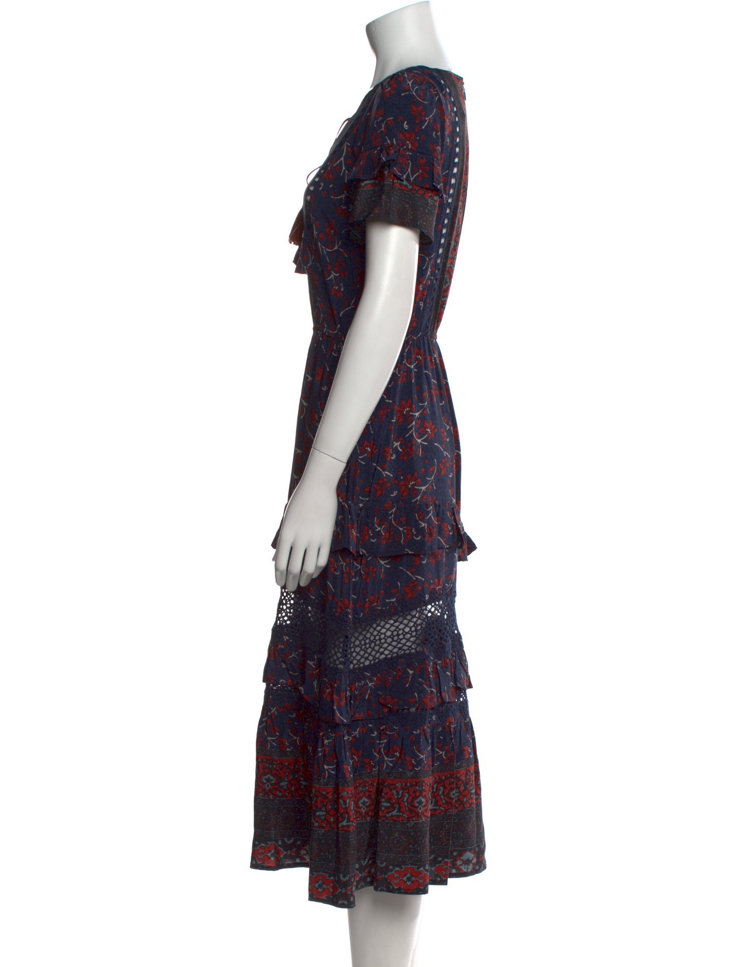 Sea New York Silk Midi Length Dress