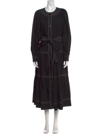 Sea New York Crew Neck Long Dress