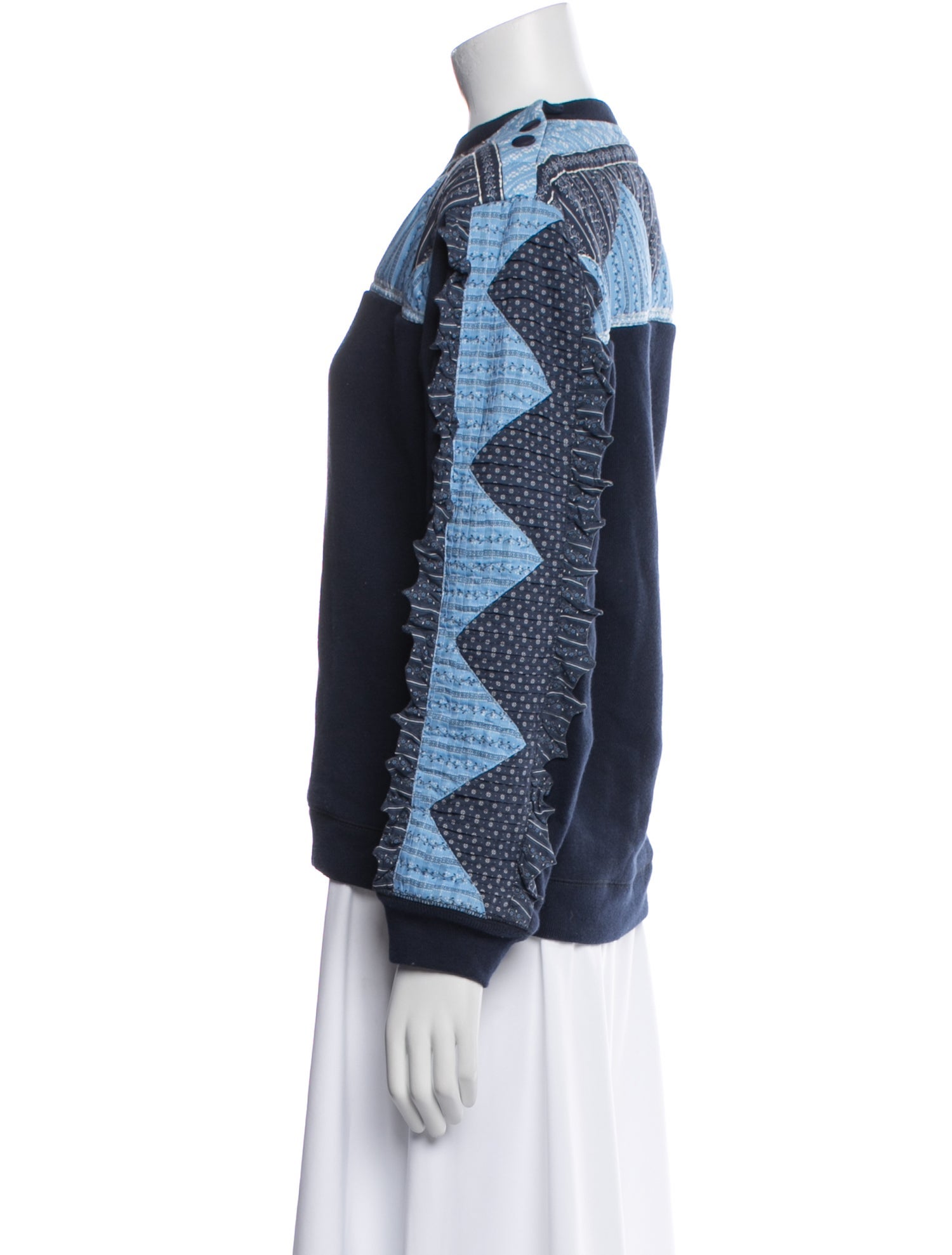 Sea New York Bateau Neckline Long Sleeve Sweatshirt