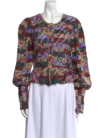 Sea New York Merino Wool Printed Sweater