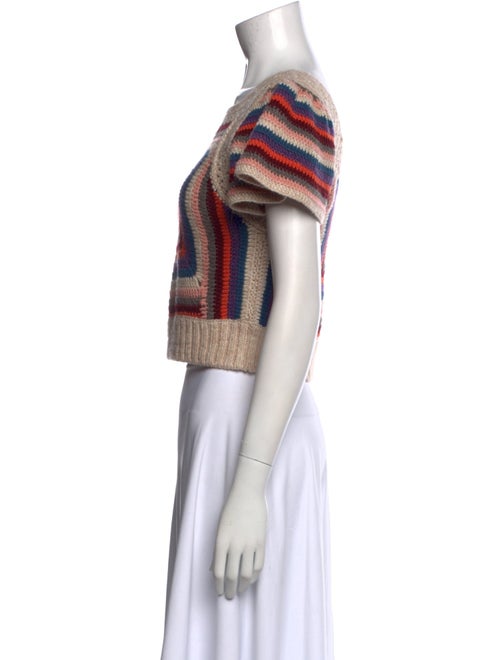 Sea New York Striped Square Neckline Sweater