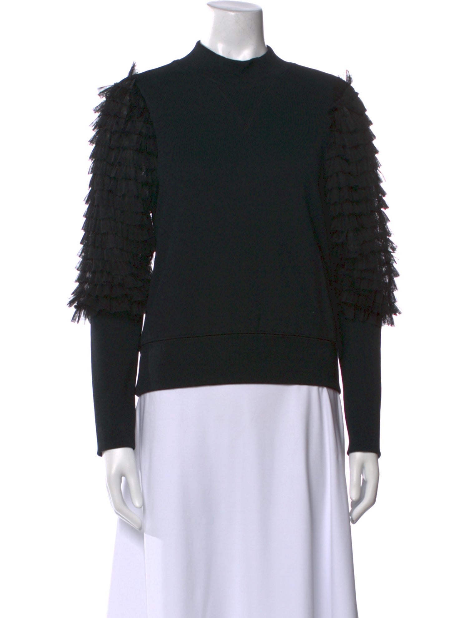 Sea New York Mock Neck Long Sleeve Sweatshirt