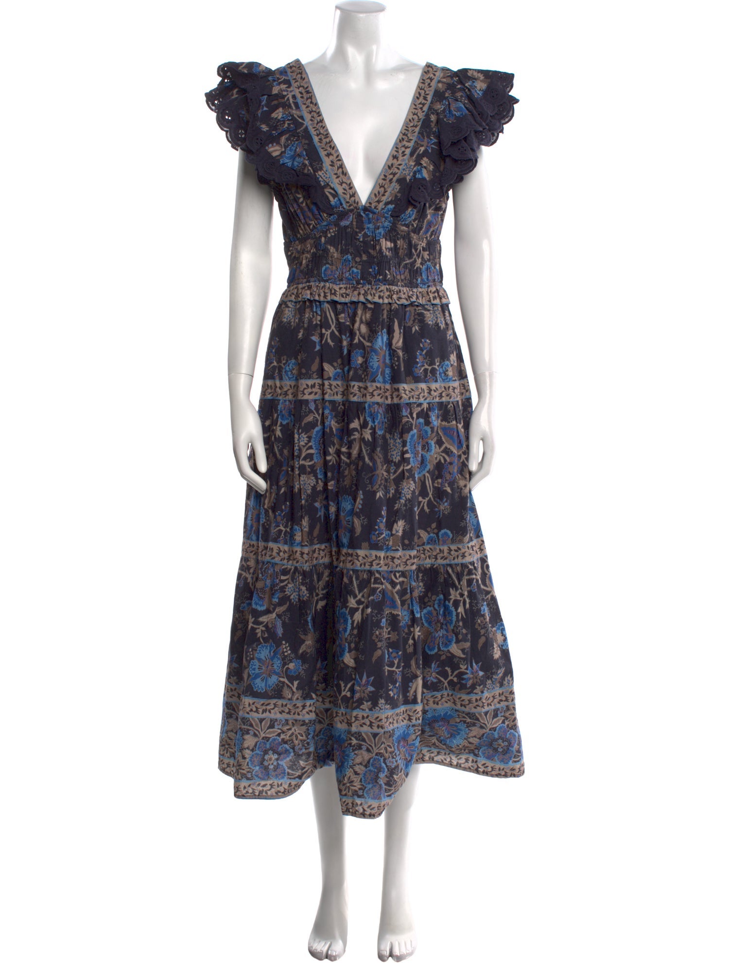 Sea New York Floral Print Long Dress