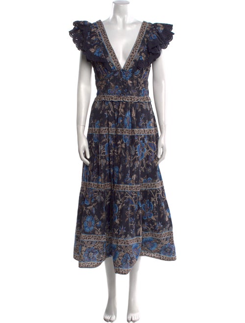 Sea New York Floral Print Long Dress