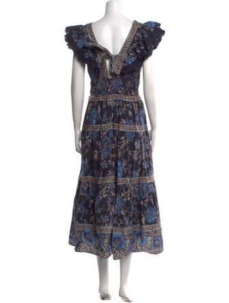 Sea New York Floral Print Long Dress