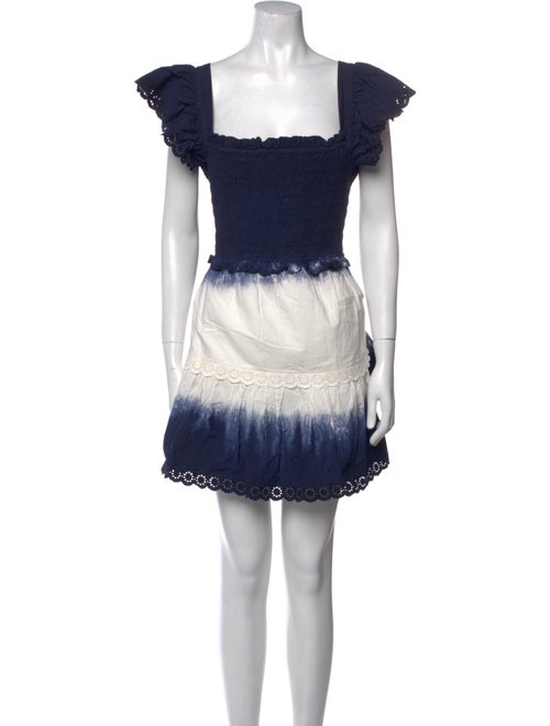 Sea New York Lace Pattern Mini Dress